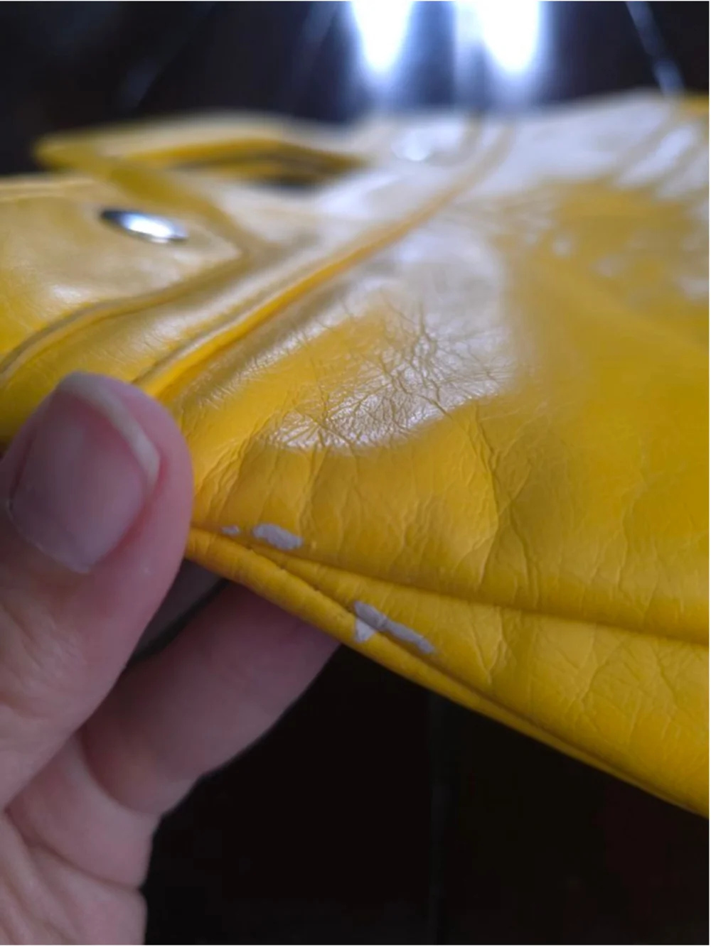 Women's Vintage Yellow Pleated Clutch Square Handle Summer Ready Boho Revival
